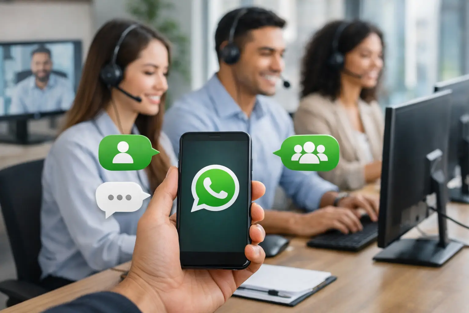 Multiatendimento WhatsApp para empresas
