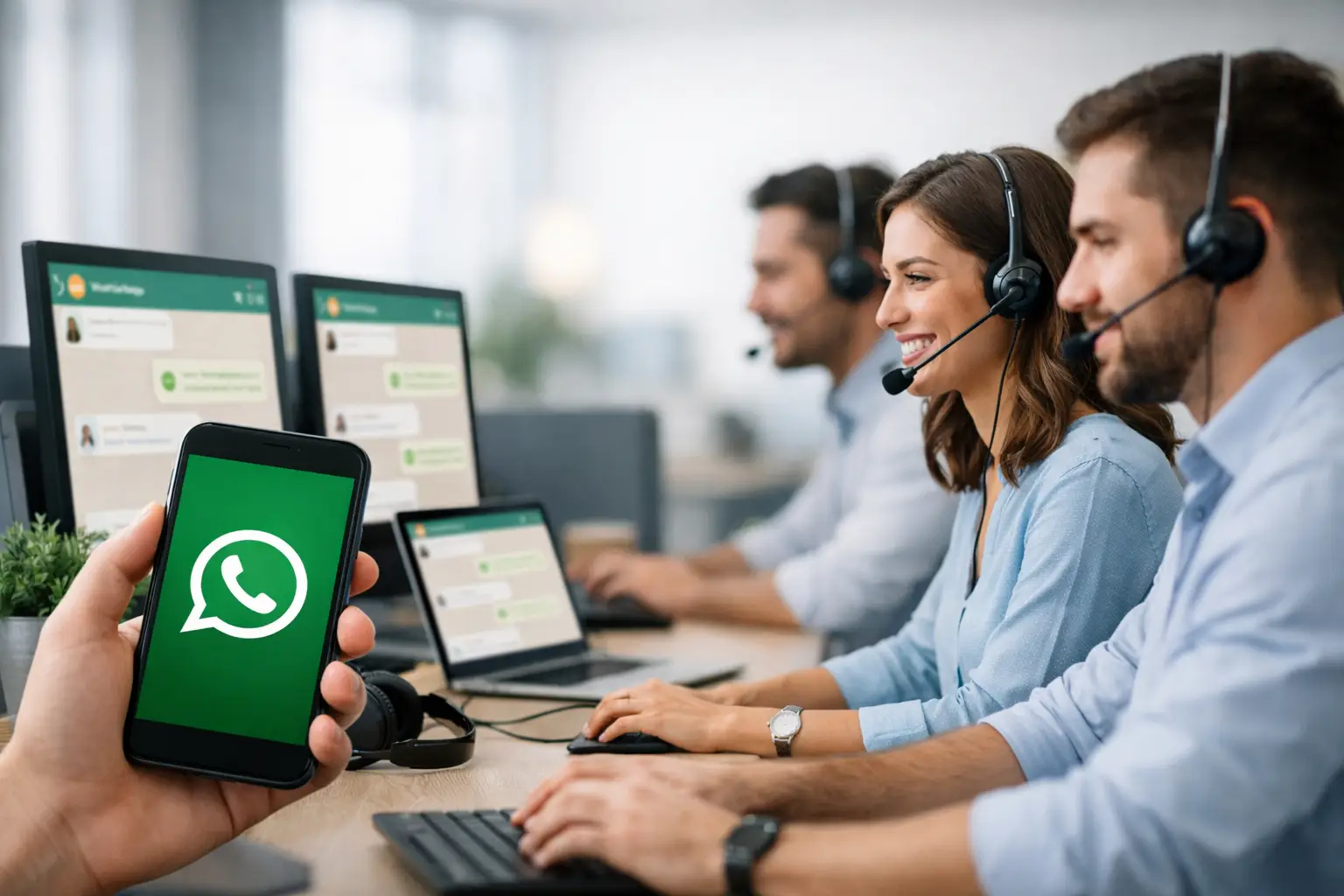 O que é multiatendimento no WhatsApp?