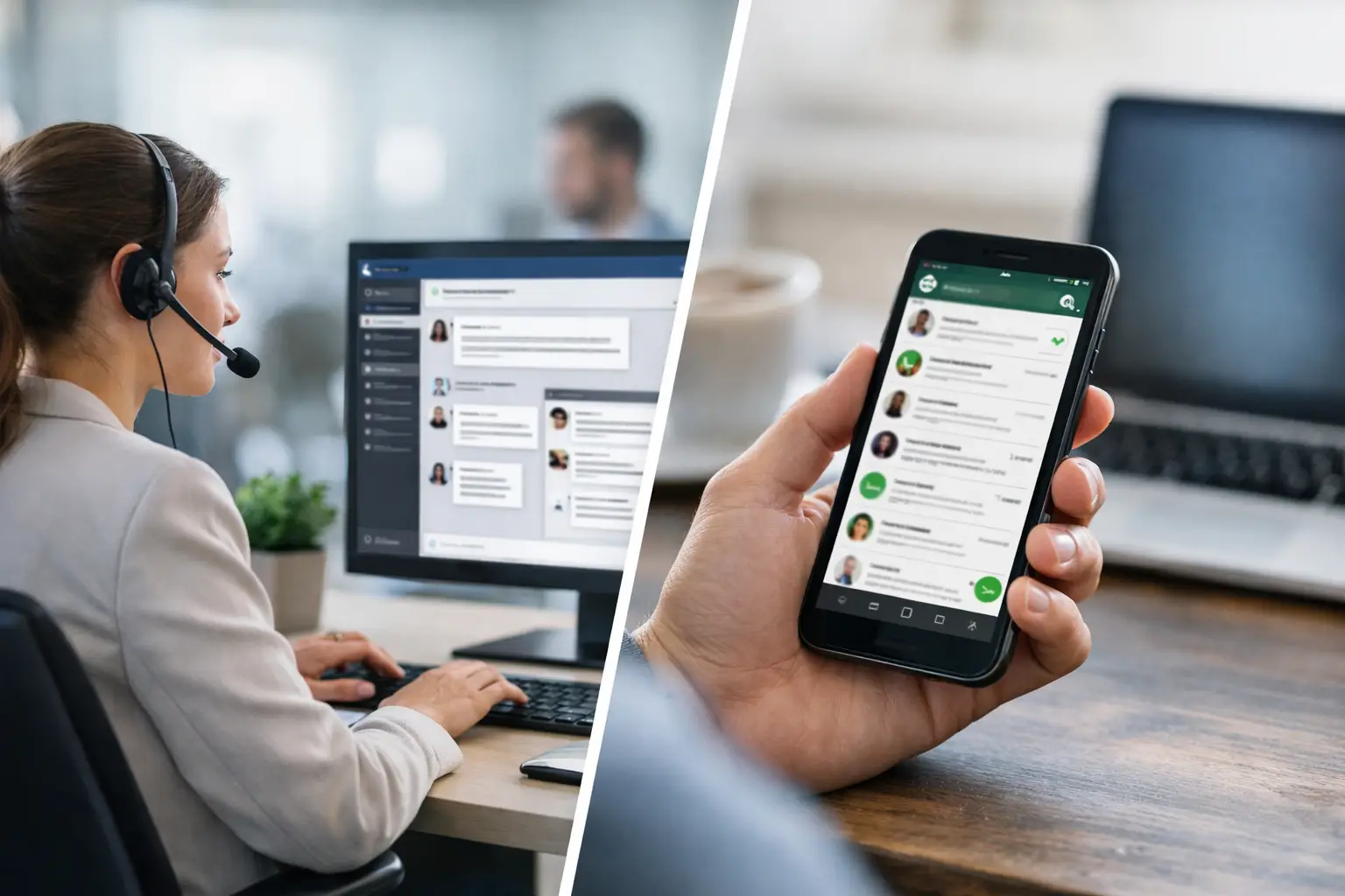Plataforma de atendimento vs WhatsApp Business