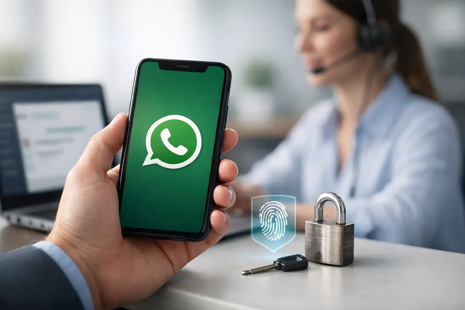 Segurança no atendimento pelo WhatsApp