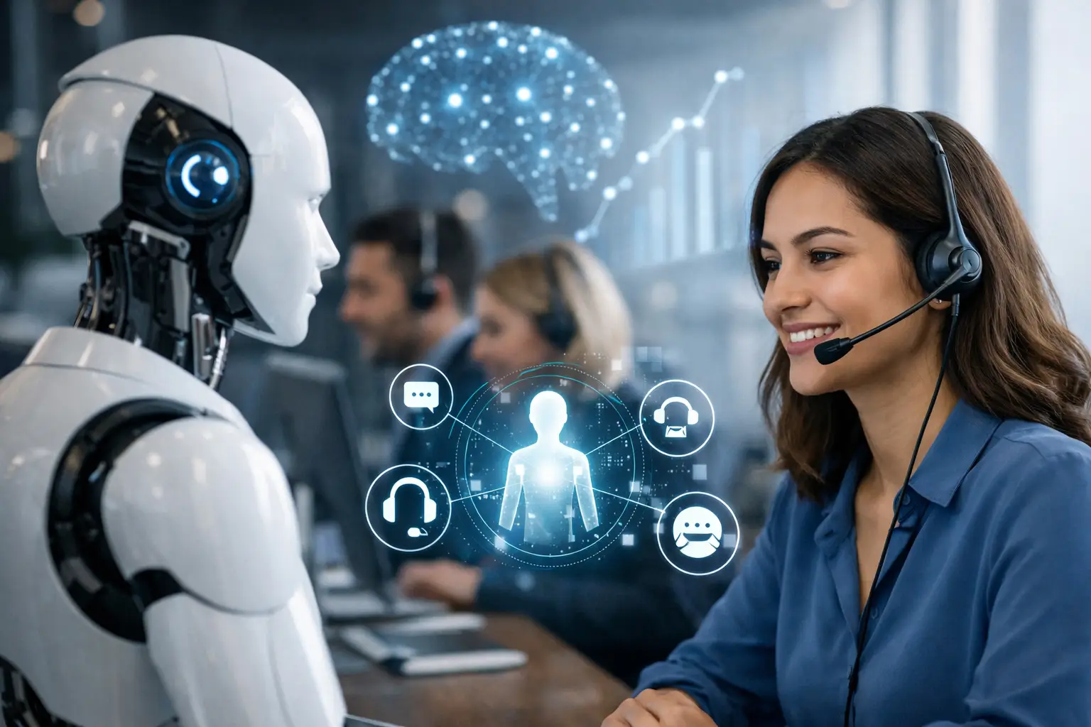 7 tendências de IA no atendimento em 2026